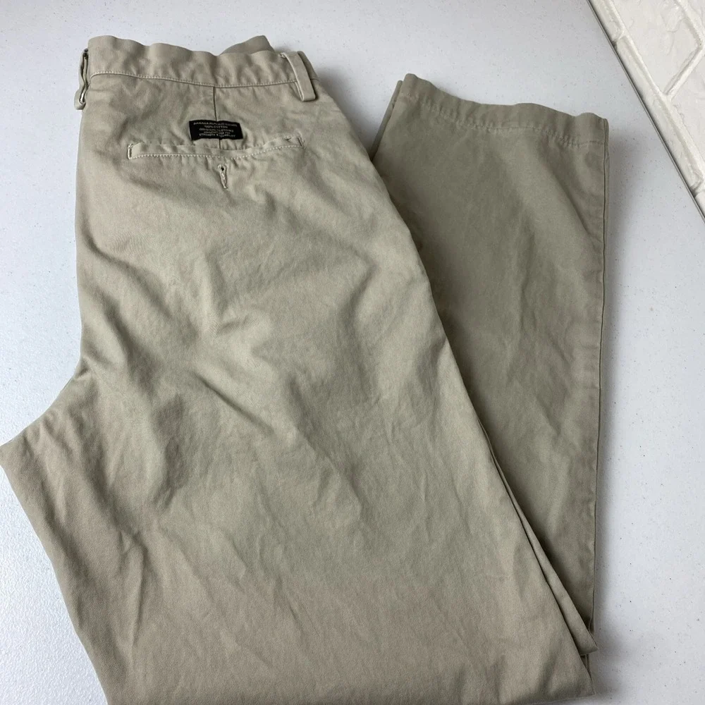 Banana‎ Republic Men's Khaki Straight Fit Gavin Size 35/34 Chino